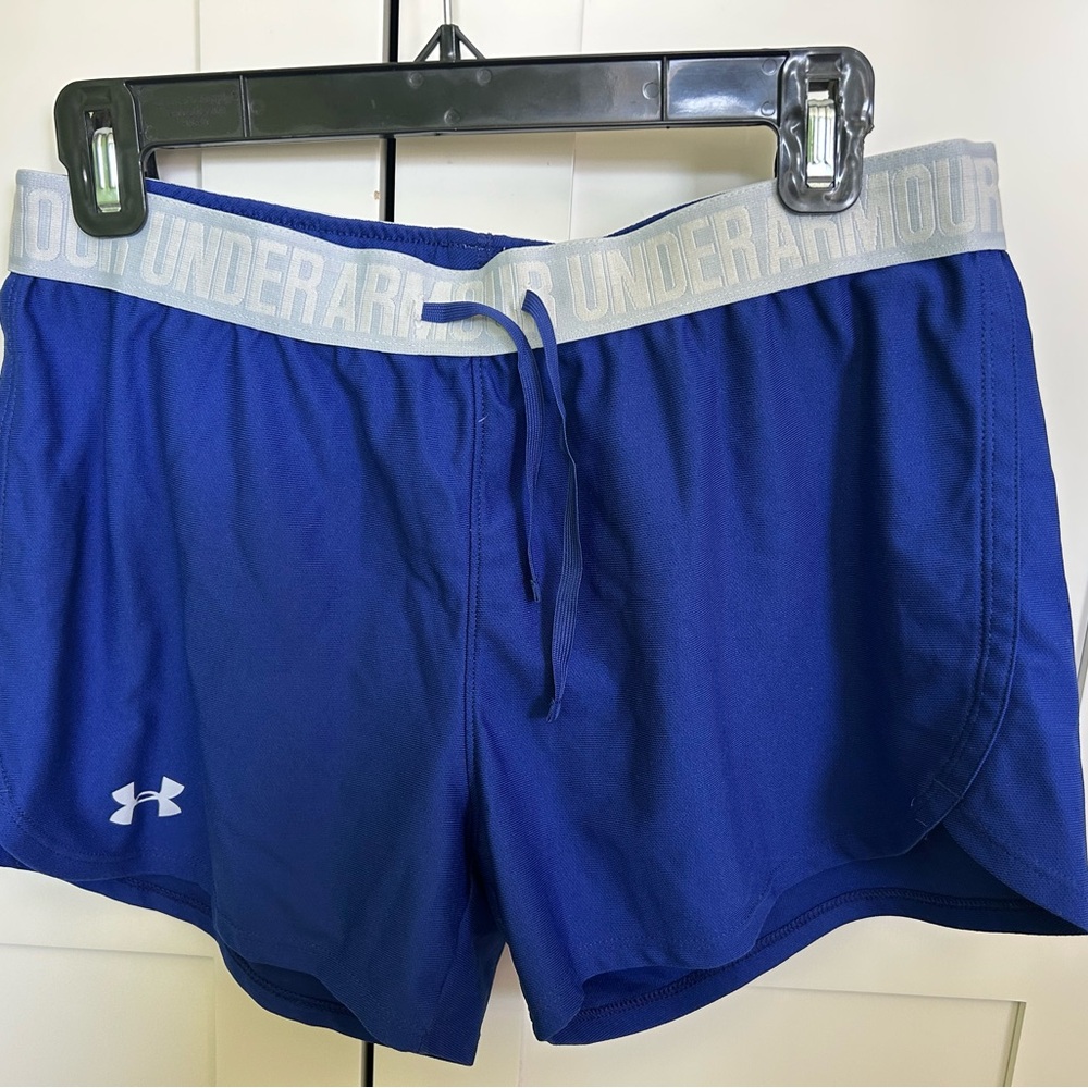 Under Armour Blue Athletic Shorts Lightweight Performance